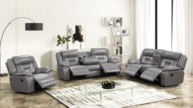 Fauteuils inclinables manuels Luka 3 pièces