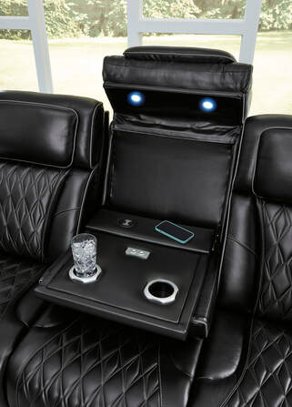 Fauteuils inclinables électriques Glam - Grain supérieur + Massage -