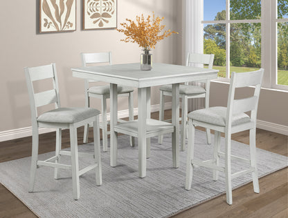 Ensemble de 5 tables de hauteur de comptoir Lester