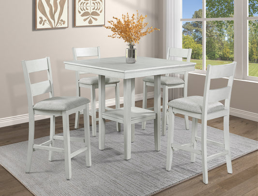 Ensemble de 5 tables de hauteur de comptoir Lester