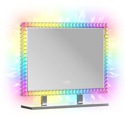 Miroir de courtoisie en diamant