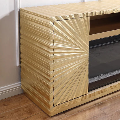 Meuble TV avec cheminée Selene
