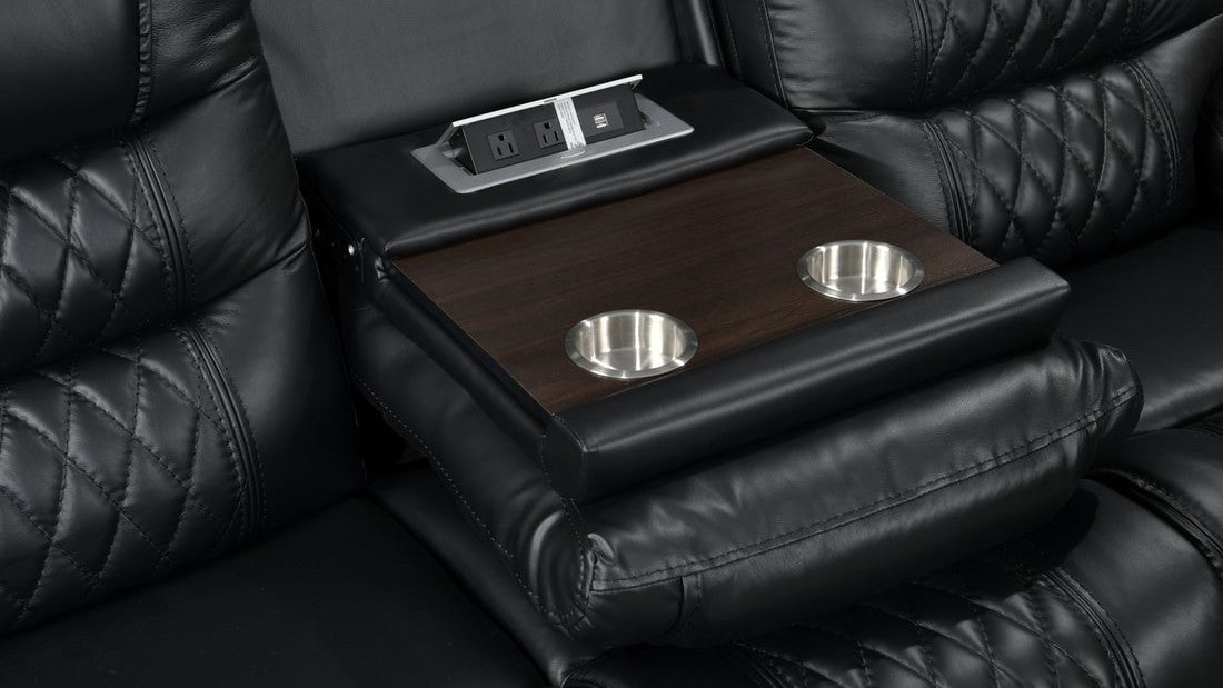 Fauteuils inclinables électriques Harley 3 pièces - Top Grain -