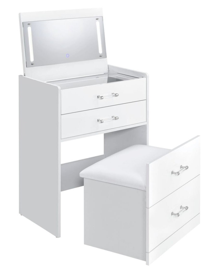 Mini-coiffeuse de rangement Irvine