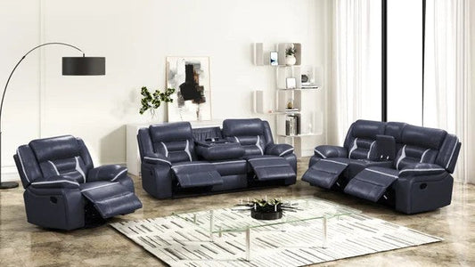 Fauteuils inclinables manuels Luka 3 pièces