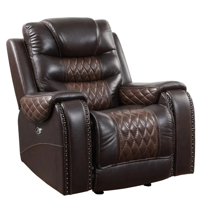Fauteuils inclinables électriques Harley 3 pièces - Top Grain -