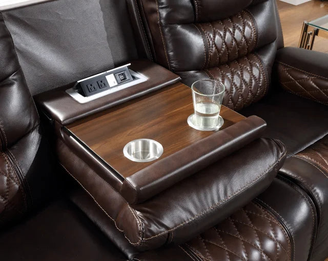 Fauteuils inclinables électriques Harley 3 pièces - Top Grain -