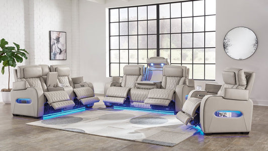 Fauteuils inclinables électriques Glam - Grain supérieur + Massage -